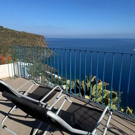 Villa Vista Mare A Filicudi Pecorini Extérieur photo